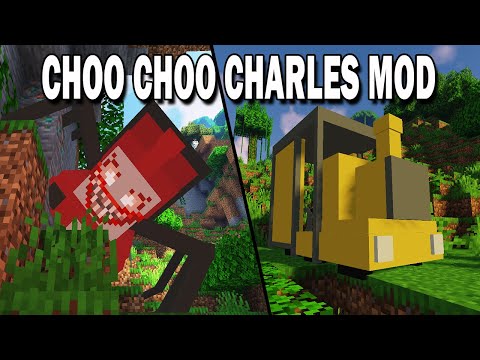 Glasty - CHOO-CHOO CHARLES NO MINECRAFT? - Minecraft Forge Mods Review #1
