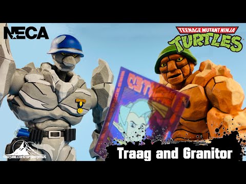 NECA TOYS Teenage Mutant Ninja Turtles TRAAG and GRANITOR Video Review