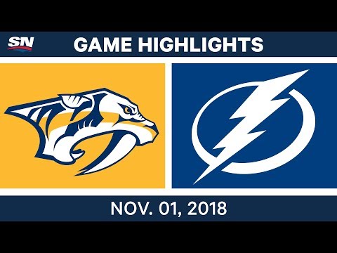 NHL Highlights | Predators vs. Lightning – Nov. 1, 2018