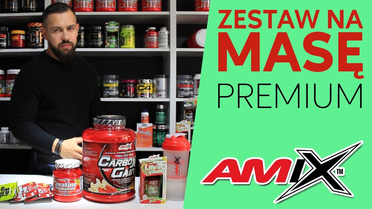 Suplementy na MASĘ - Zestaw PREMIUM (na 50 dni)