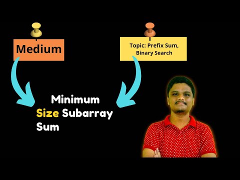Minimum Size Subarray Sum | Binary Search