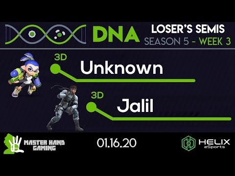 DNA S5:W3 - 3D | Unknown (Inkling) Vs. 3D | Jalil (Snake) - L Semifinals