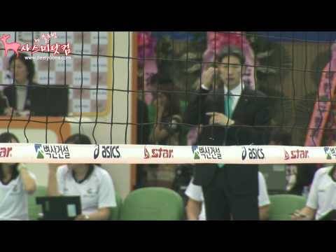 [Fancam] 091119 Yoona SNSD - Served Valleyball@NH Nonghyup 2009-2010 V-League