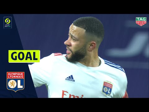 Goal Memphis DEPAY (83' - OLYMPIQUE LYONNAIS) OLYMPIQUE LYONNAIS - ANGERS SCO (3-0) 20/21