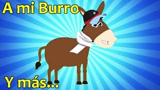 A mi Burro Le Duele La Cabeza  | Y muchas más canciones infantiles | ¡45 min de Lunacreciente!
