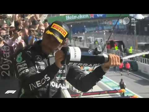 Podium Celebrations 2021 Brazilian GP - Romanticized