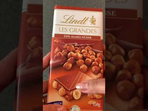 Lindt Hazelnut Chocolate Unwrapping | ASMR #satisfying #teamfilger