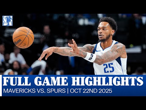 Mavericks Highlights vs. San Antonio Spurs | October 22, 2025