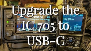 IC 705 USB C upgrade for Off Grid Comms