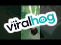 Guy Gets Stuck in Winding Water Slide || ViralHog
