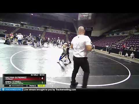 48 Lbs Round 3 - Emma Schnell, Victory Training Center Vs Aaliyah Gutierrez, Colorado 2dba