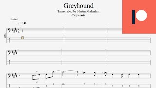 Calpurnia - Greyhound (bass tab)