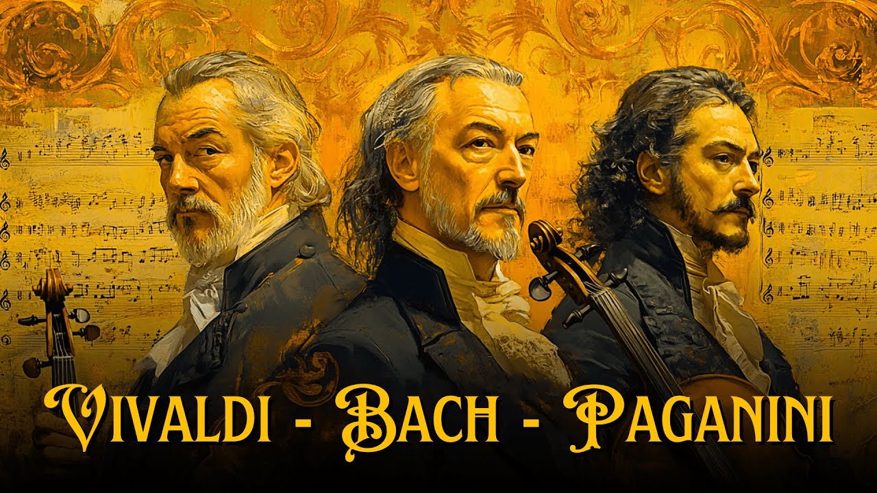 Vivaldi, Bach, Paganini: Three Masters, One Instrument 🎻 The Most Iconic Violin Music Ever Composed
