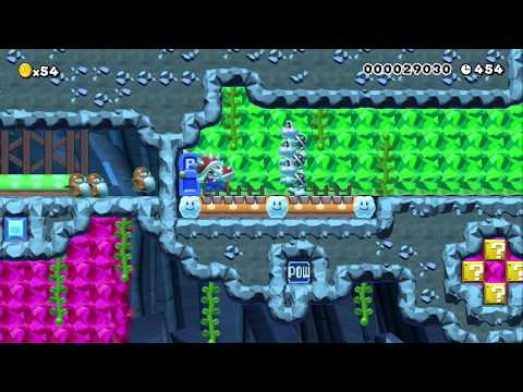 The Topi Mole Mine by SMM▼Natoun - SUPER MARIO MAKER - NO COMMENTARY 1AU