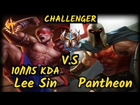 AHG Kadir (LEE SIN) vs PANTHEON - 10/1/15 KDA JUNGLE CHALLENGER GAMEPLAY - EUW