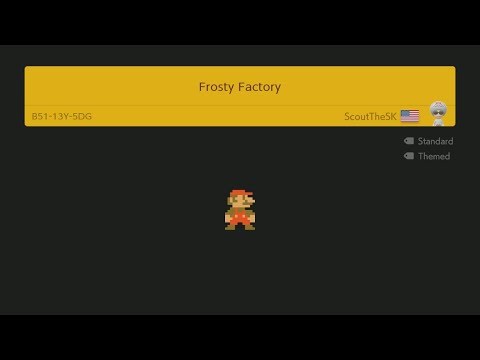 Super Mario Maker 2 037 - Frosty Factory by ScoutTheSK
