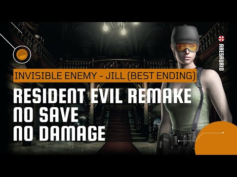 Resident Evil REmake (PC) | Jill Invisible Enemy (Hard) - No Damage | No Save | Best Ending