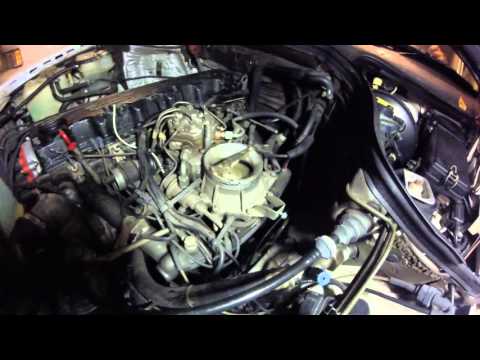 1989 Mercedes 300E Stopping After Start