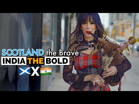 Scotland the Brave India the Bold (Bagpipes) Official Music Video - The Snake Charmer ft. Poczy