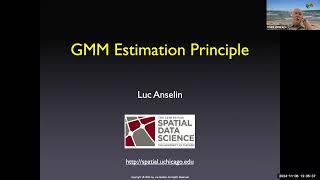 Download the video "Applied Spatial Regression Analysis - Lecture: GMM Estimation Principle"