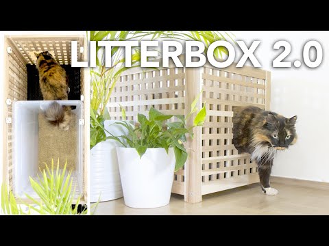 Scandinavian Design For Your Litter Box | IKEA Hack for cat lovers