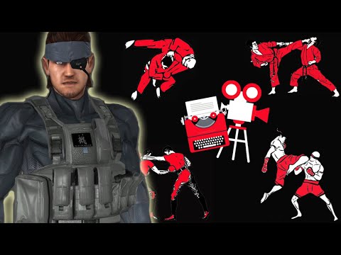 Solid Snake vs Liquid Ocelot Metal Gear Solid 4 - Fight Scene Breakdown