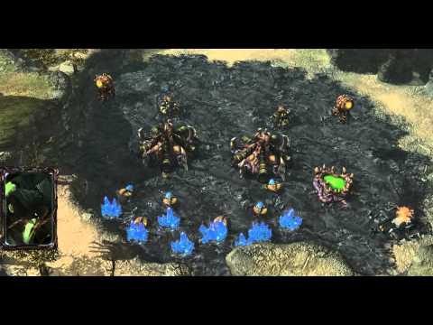 Starcarft 2:Heart of the Swarm - Evolution Mission 1 (Zergling) in 1080HD - NO COMMENTARY!