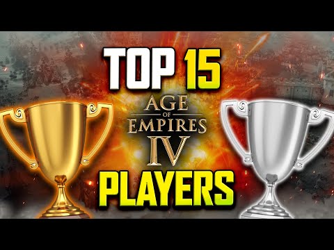 Top 15 Players of AoE4 (2022) Lists of: MarineLorD, Beastyqt, Leenock, Mista, Bee, Wam