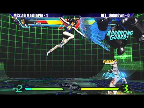 UMVC3 MCZ AG MarlinPie vs IGT Unknown - WB6 Road to Evo 2012