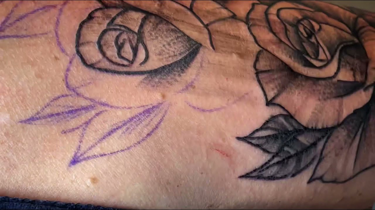 Real Time tattoo | Whip shading