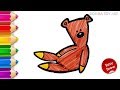 Mr Bean S Best Friend Teddy Easy Drawing And Coloring For Kids Kobina Toy Art