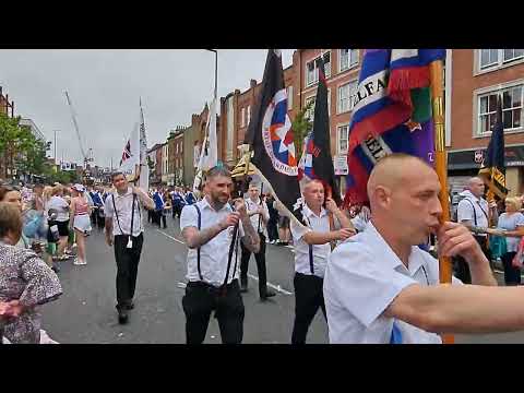 Belfast 12TH JULY 2022. Full Parade