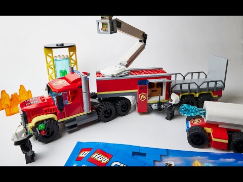 Lego City 60282 Fire Command Unit Speed Build