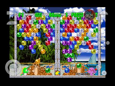Let's play Bust-a-move 2 Arcade Edition on Nintendo 64