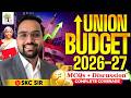Union Budget 2026 27 Complete Coverage MCQs Discussion By SKC Sir EDU TERIA