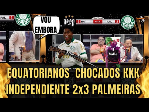 Equatorianos Incrédulos kkkkkk Independiente 2x3 Palmeiras #libertadores