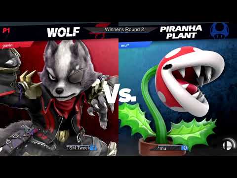 Platinum Star Weekly #49 - Tweek (Wolf) vs ^mu (Piranha Plant, Mewtwo) - Winner's Round 2