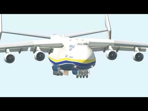 World's Biggest Airplane AN-225 Emergency Landing On Short Runway Because Of Low Fuel [XP11]