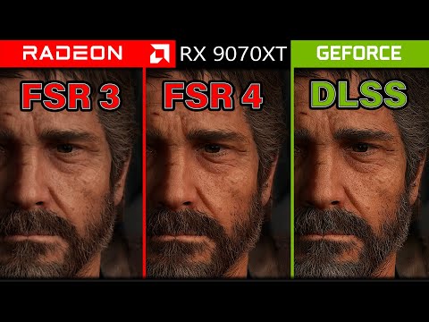 The Last of Us Part 2 [4K] AMD RX 9070XT - FSR 3 vs FSR 4 vs DLSS