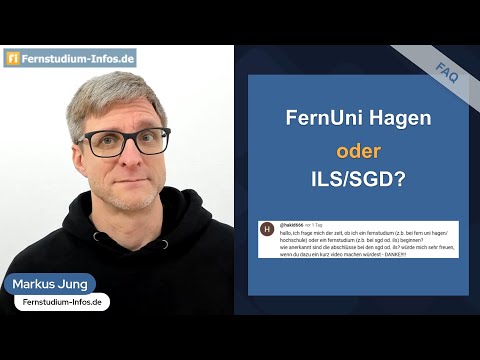 Fernstudium an der FernUni oder bei ILS und SGD? - Frage von @hakid666