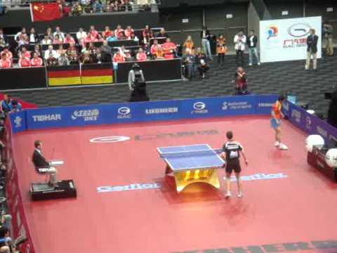 WTTC 2011 Semi final: Zhang Jike vs. Timo Boll (5th game part 2)