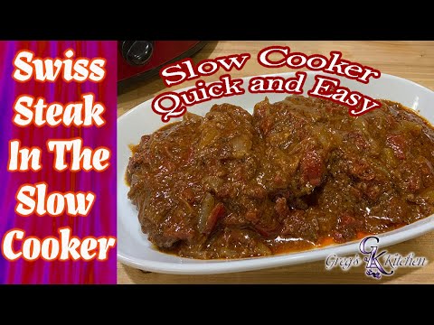 Greg's Kitchen - Classic Swiss Steak in the Slow Cooker - Crocktober
