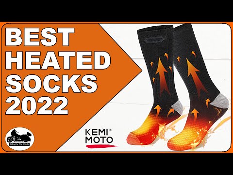 BEST HEATED SOCKS? Motorcycle Gear 2022 Kemimoto Review