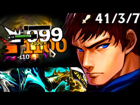 *41 KILLS* DE GAREN JUNGLE 100% CRÍTICO KKKK 1 HIT EM GERAL!