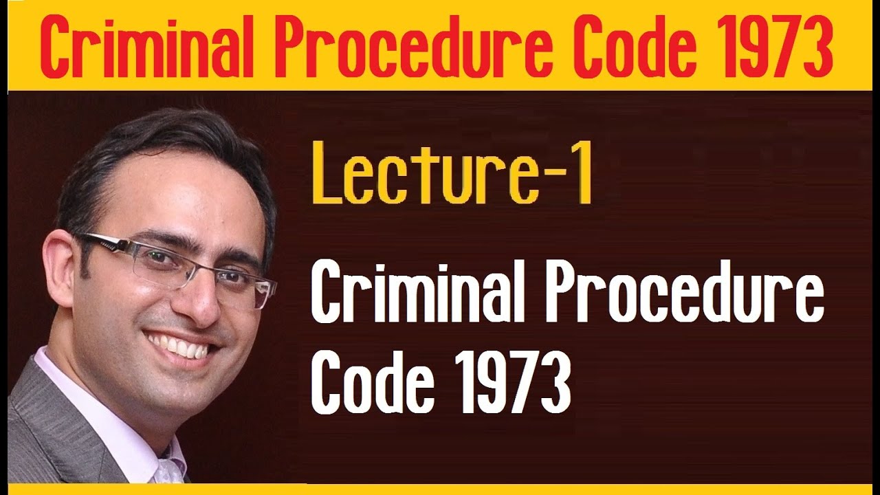 Criminal Procedure Code 1973 - Introduction to CrPC #criminalprocedurecode #criminalprocedure