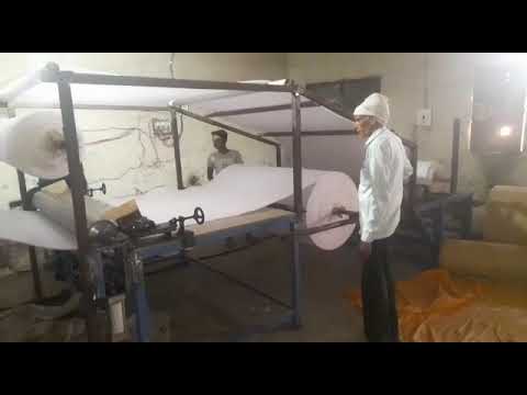 Foam lamination machine with glu