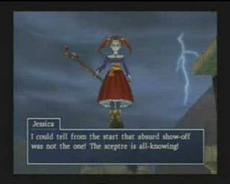 Dragon Quest VIII Cutscene - Before Evil Jessica fight