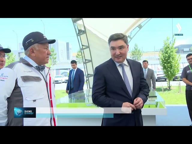 О. Бектенов Алматы индустриалдык зонасы ишканасында болду