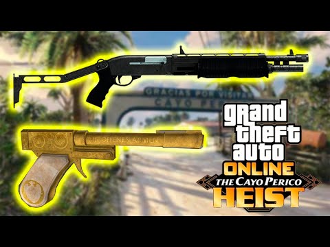 GTA V Online - Como conseguir la "PISTOLA PERICO" y la "ESCOPETA" en el nuevo golpe The Cayo Perico