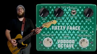 Video thumbnail for Caline Fuzzy Face Voodoo Octave Pedal by Chuck's Guitar Geekery